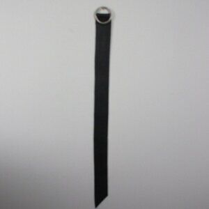 Brave Beltworks Black Leather Silver Ring Belt Women Genuine Leather Casual 266